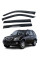 Дефлекторы окон ветровики для Chery Tiggo 2005-2010 Скотч 3M Voron Glass