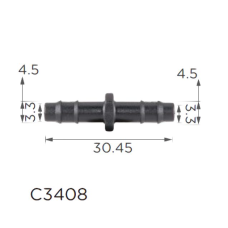 З'єднувач для трубок d5.6 (C3408)