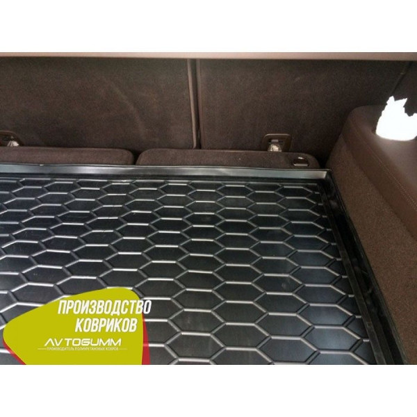 Автомобильный коврик в багажник Mercedes GL (X166) 2012- / GLS 2016- / Резиновый (Avto-Gumm)
