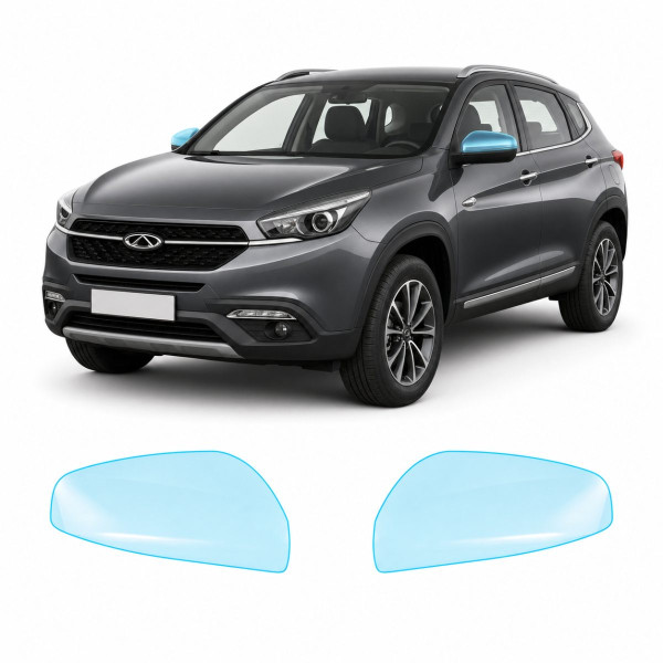 Антигравийная защитная бронепленка по лекалам для Chery Tiggo 7 I 2016-2020 - зеркала