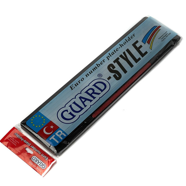 Рамка номера GUARD-Style зі склом червоний катафот 1 шт (SAK 45)