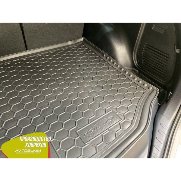 Автомобильный Коврик в багажник для Toyota Rav 4 2013- (полноразмерка) / Резиновый (Avto-Gumm)