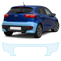 Антигравийная защитная бронепленка по лекалам для Kia Rio UB facelift 2015-2017 - задний бампер
