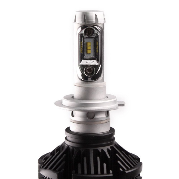 LED лампы автомобильные Solar H7 12/24V 50W 6000K IP67 6000Lm радиатор 2 шт (8807)