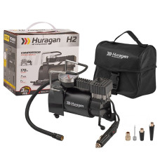 Автомобільний компресор Huragan 12v 170вт 37л 7атм 7А LED підсвічування (H2)