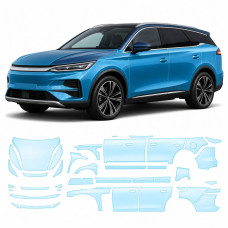 Антигравійна захисна бронеплівка за лекалами для BYD Tang III 2023- повний кузов