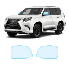 Антигравийная защитная бронепленка по лекалам для Lexus GX J150 facelift 2 2020-2023 - зеркала