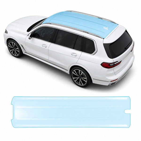 Антигравийная защитная бронепленка по лекалам для BMW X7 G07 2019-2022 - зона крыши