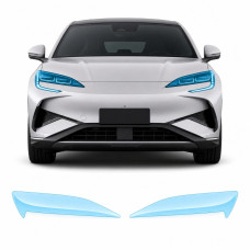 Антигравийная защитная бронепленка по лекалам для BYD Sealion 07 I 2024- оптика (фары и ПТФ)