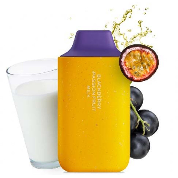 Vozol Star 7000 Blackberry Passion Fruit Milk (Ожина Маракуя Молоко)