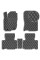 Килимки в салон Екошкіра для Toyota RAV 4 CA30W 2005-2013 Чорні 5 шт (Rombus)