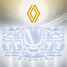 Антигравійна захисна бронеплівка за лекалами для Renault Arkana I 2020- повний кузов