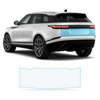 Антигравийная защитная бронепленка по лекалам для Land Rover Range Rover Velar L560 facelift 2020- зона крышки багажника