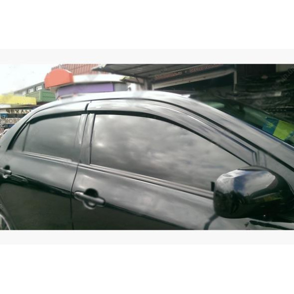 Дефлектори вікон вітровики HIC для Toyota Corolla E150 2007-2013 Оригінал (T54-IJ)