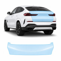 Антигравийная защитная бронепленка по лекалам для BMW X6 G06 facelift 2023- зона крышки багажника