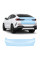 Антигравийная защитная бронепленка по лекалам для BMW X6 G06 facelift 2023- зона крышки багажника