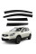 Дефлекторы окон ветровики Nissan Qashqai 2007-2014 скотч SunPlex (SP-S-76)
