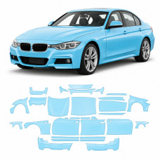 Антигравійна захисна бронеплівка за лекалами для BMW 3 Series F30 facelift 2015-2019 - повний кузов