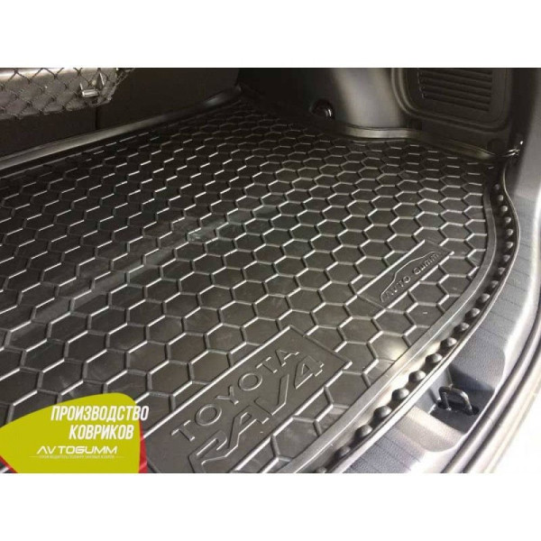 Коврик в багажник дляToyota Rav 4 2013-2019 Докатка Резиновый