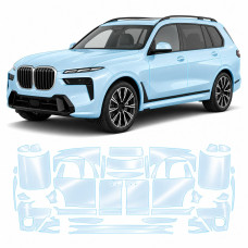 Антигравійна захисна бронеплівка за лекалами для BMW X7 G07 facelift 2022- повний кузов