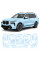 Антигравийная защитная бронепленка по лекалам для BMW X7 G07 facelift 2022- полный кузов