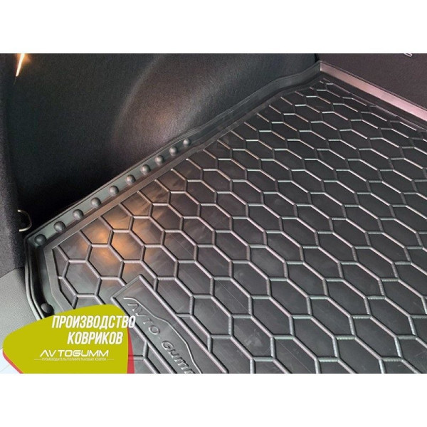 Автомобільний килимок в багажник Renault Kadjar 2016- / Гумовий (Avto-Gumm)