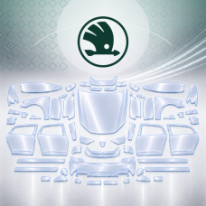Антигравійна захисна бронеплівка за лекалами для Skoda Enyaq I 2020- повний кузов