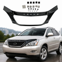 Дефлектор капота мухобойка Lexus RX 2003-2009 с рамкой под решетку радиатора  Евро Крепление (Vip Tuning) LX03