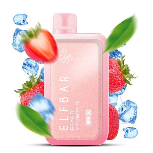 Elf Bar RAYA D13000 18 ml Strawberry Ice (Клубника Лед) С Индикацией