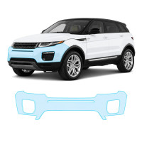 Антигравійна захисна бронеплівка за лекалами для Land Rover Range Rover Evoque L538 facelift 2016-2018 - передній бампер