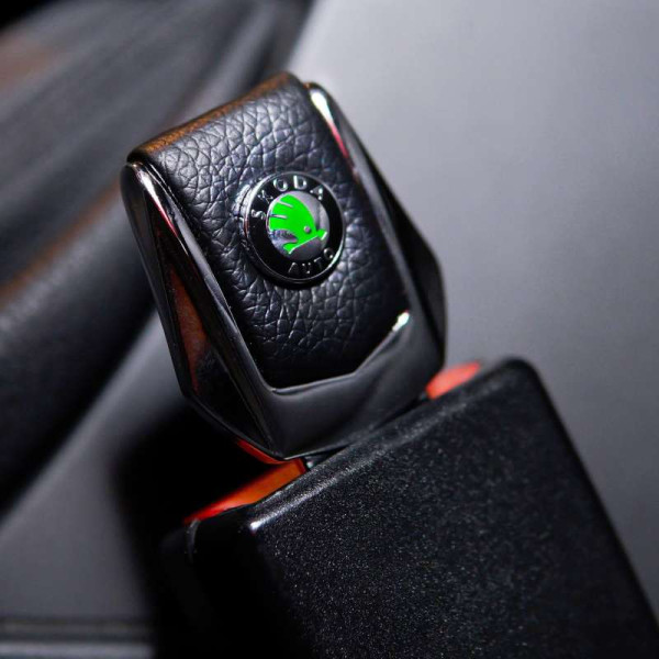 Подарунковий набір №1 для Skoda з заглушок і брелка з логотипом