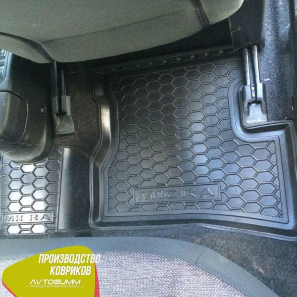 Автомобильные коврики в салон Nissan Micra (K12) 2002- (Avto-Gumm)