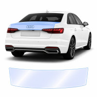 Антигравийная защитная бронепленка по лекалам для Audi A4 B9 facelift 2020-2025 - зона крышки багажника