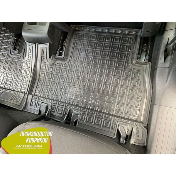 Автомобильные коврики в салон Peugeot Rifter 19-/Citroen Berlingo 19- TOP (Avto-Gumm)
