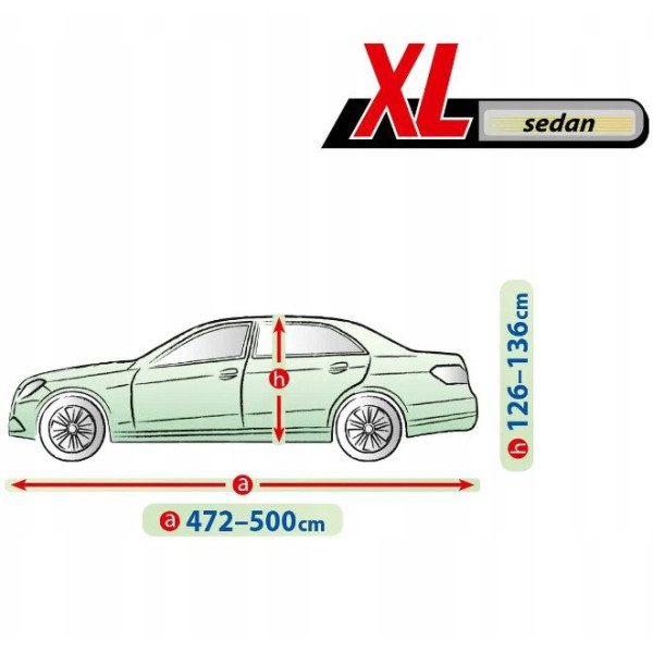 Тент автомобільний для Седана XL 500 x 178 x 136 см Membrane Garage (5-4745-248-3050)