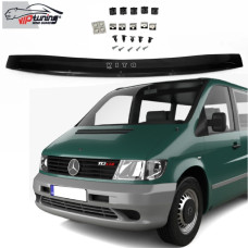 Дефлектор капота мухобойка Mercedes-Benz Vito 638 1996-2003 Євро Кріплення (Vip Tuning) MRD05