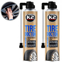 Набор Герметик вулканизатор шин K2 TIRE DOCTOR 500 мл 2 шт (B311)