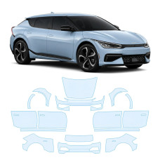 Антигравийная защитная бронепленка по лекалам для Kia EV6 - 2021-2024 - полный кузов