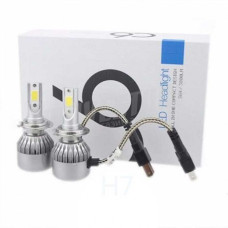 LED лампи автомобільні H7 вентилятор 3800Lm C6/COB/36W/6500K/IP65/8-48V 2шт EA