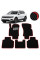 Килимки в салон EVA для Volkswagen Tiguan II USA Allspace 2015- з підп'ятником Чорні-Червоний кант 5 шт