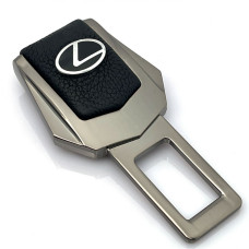 Заглушка ремня безопасности с логотипом Lexus Темный Хром 1 шт