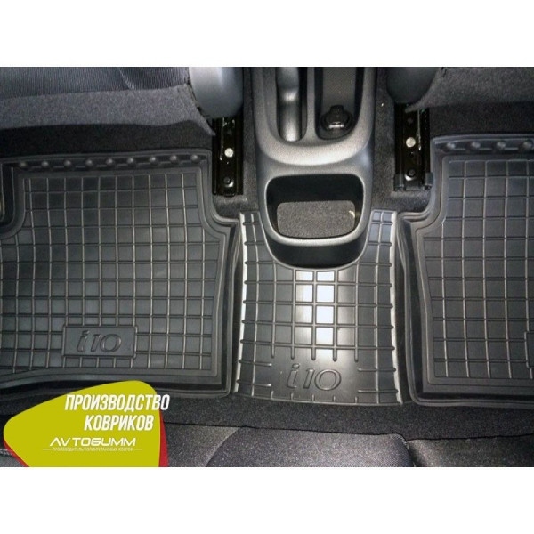 Автомобільні килимки в салон Hyundai i10 2014- (Avto-Gumm)