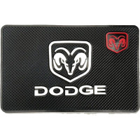 Антискользящий коврик торпеды с логотипом Dodge 200x130 мм
