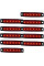 Габарит LED прямоугольный 100х10 мм / 24V / 6 диодов / Красный 10 шт (201306)