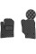 Килимки в салон передні для Volkswagen Touareg I 2002-2010 Екошкіра 2 шт (Rombus)