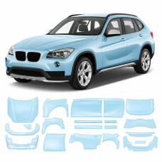 Антигравийная защитная бронепленка по лекалам для BMW X1 E84 2009-2015 - полный кузов