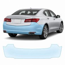 Антигравийная защитная бронепленка по лекалам для Acura TLX I facelift 2018-2020 - задний бампер
