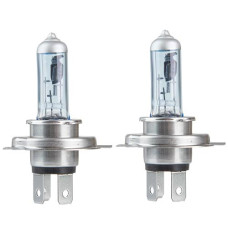 Автолампа галогенна Pulso H4 P43T 12V 60/55W Super White plastic box 2 шт