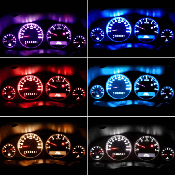 Світлодіод 12V Т5 SMD 2-3014 3D Скло 0,6W 40Lm Синє світло (№86)