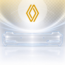 Антигравійна захисна бронеплівка за лекалами для Renault Arkana I 2020- задній бампер